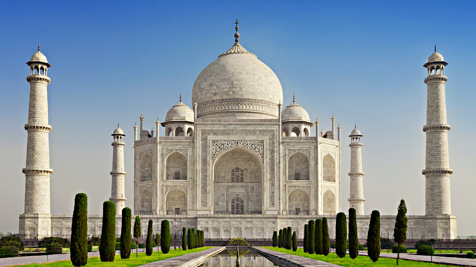 Am meisten Interesse auf Wikipedia: Taj Mahal in Indien. (Bild saiko3p/Shutterstock)