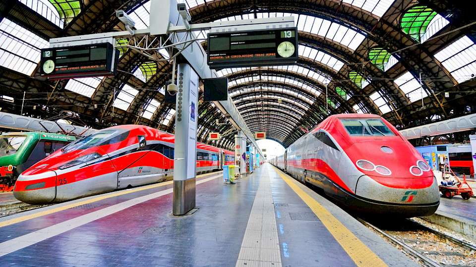 Der angekündigte Streik dürfte auch die italienische Bahn betreffen. (Bild Javen/Shutterstock)