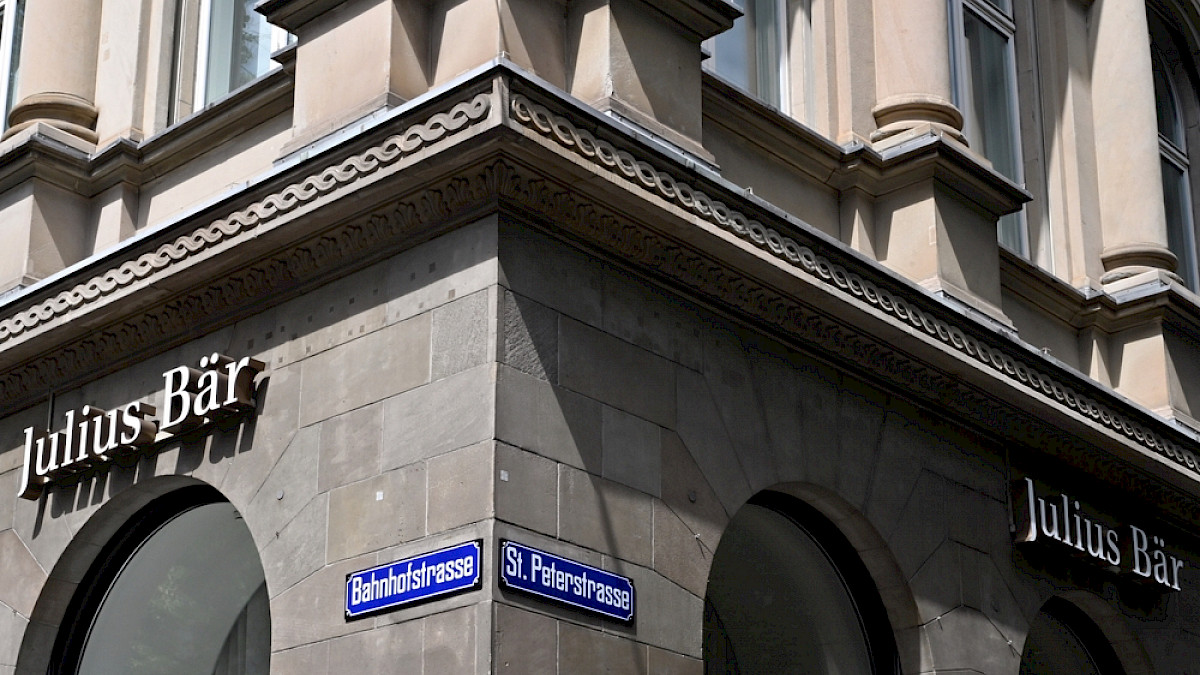 Julius Mit Julius Bär rechnet mit Gewinnrückgang | News | Aktuell | investrends.ch