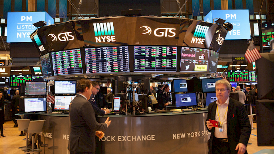 Die New York Stock Exchange war 2023 ein schwieriges Terrain für short seller. (Bild Shutterstock)