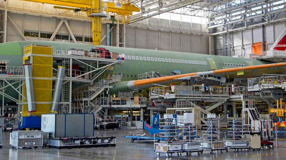 Die Airbus-Fabrik in Toulouse hatte noch nie so viele Aufträge wie aktuell. (Bild Skycolors/Shutterstock)