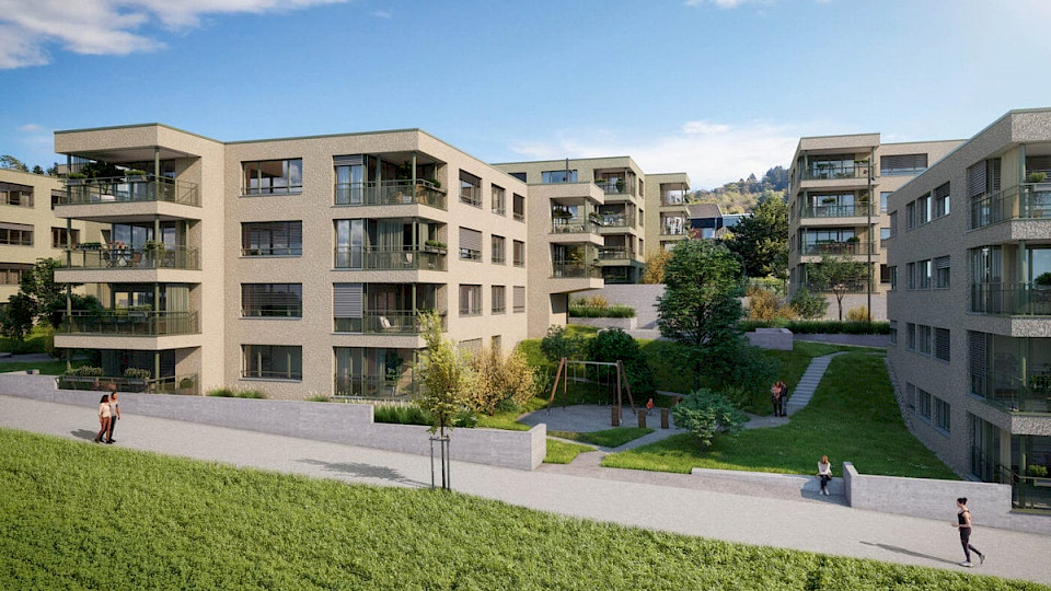 Aktuell werden in Waldegg-Uitikon total 207 Wohnungen realisiert. (Bild pd)