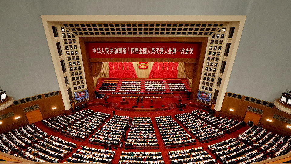 Der chinesische Volkskongress nickt die Vorgaben der Partei ab. (Bild hua li/Shutterstock)