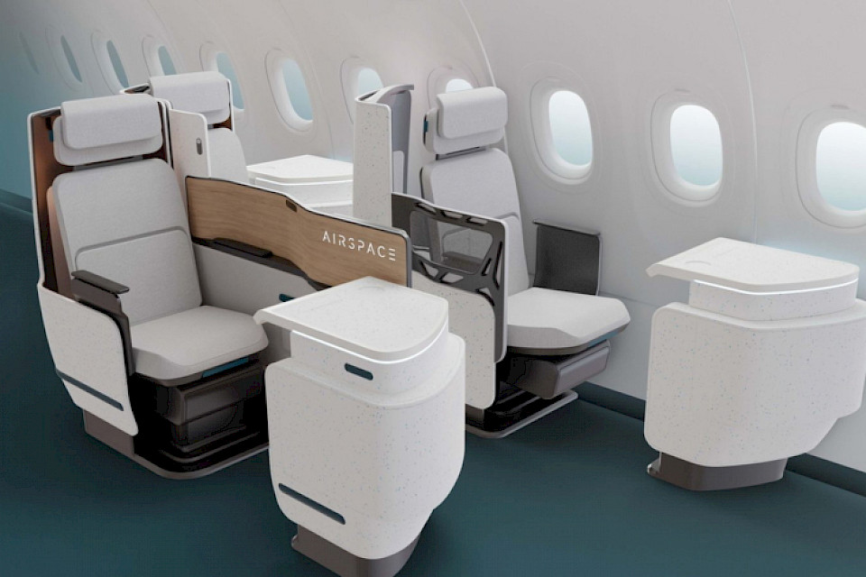 Dank mehr recycelten Materialien zu mehr Nachhaltigkeit. Bild: Airbus