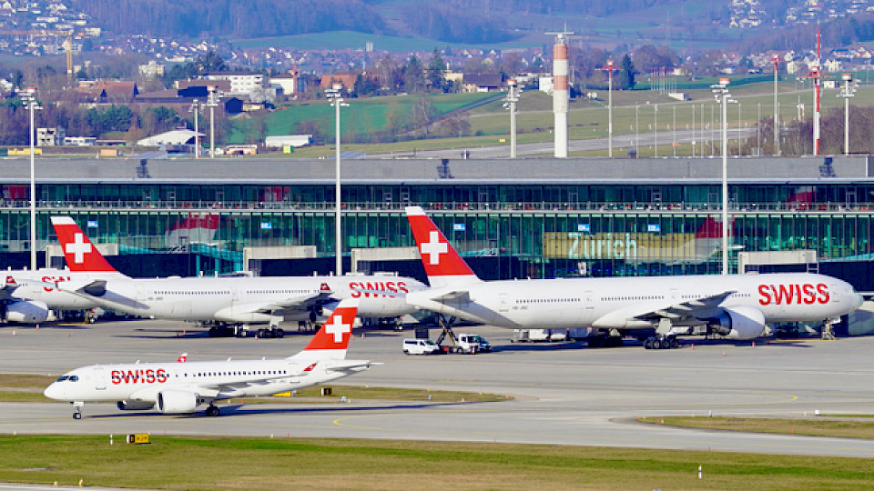 Die Swiss baut unter anderem die Verbindungen nach Nordamerika aus. (Bild Michael Derrer Fuchs/Shutterstock)