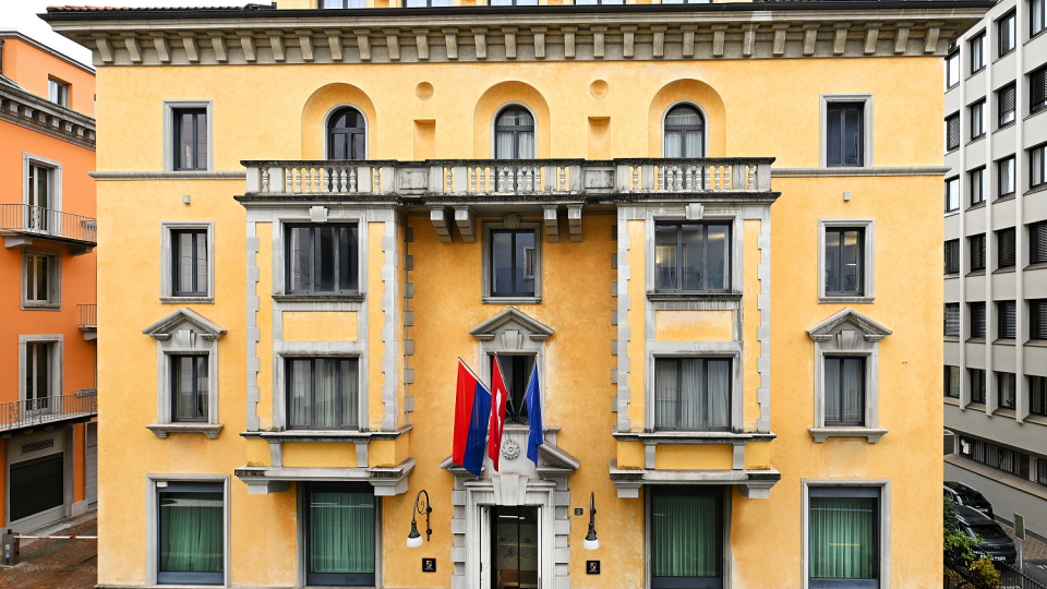 Die Niederlassung von Edmond de Rothschild Suisse an der Via Ginevra in Lugano. (Bild: PD)