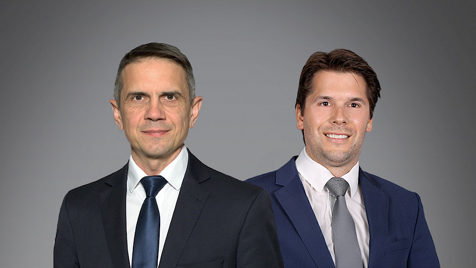 Valentin Petrescou (links) und Didier Anthamatten verstärken das Team seit Anfang April. (Bild pd)