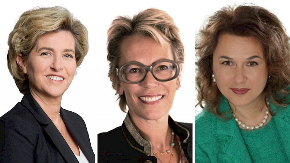 Inès de Dinechin, Anne Empain und Donatella Ceccarelli sollen am 15. Mai in den Verwaltungsrat gewählt werden. (Bilder pd)