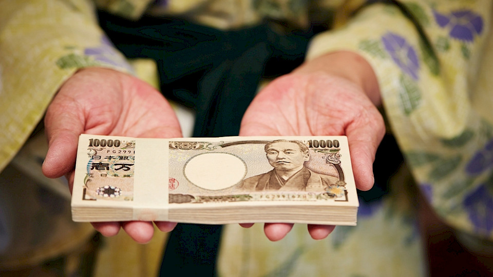 Der Yen fiel auf den tiefsten Stand seit 1990. (Bild mnimage/Shutterstock)