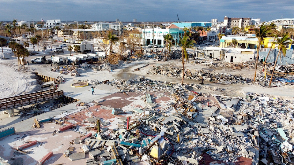 Der Hurrikan «Ian» hatte 2022 Schäden von etwa 100 Milliarden Dollar angerichtet, davon waren etwa 60 Milliarden versichert. (Bild Gage Goulding/Shutterstock)