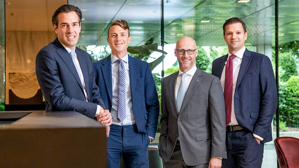 Die Portfolio Manager von Rothschild & Co LongRun Equity Fund: (von links) Gianluca Ricci, Beat Keiser, Benjamin Meier und Christoph Wirtz. (Bild pd)
