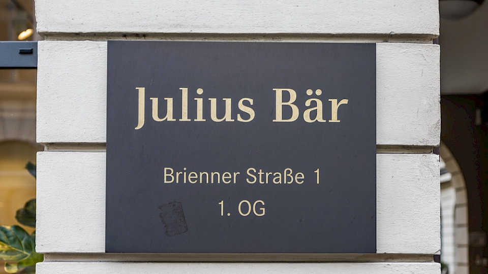 Julius Bär Sitz in München. Insgesamt floss im ersten Quartal eine Milliarde netto zur Bank. (Bild ArDanMe/Shutterstock)