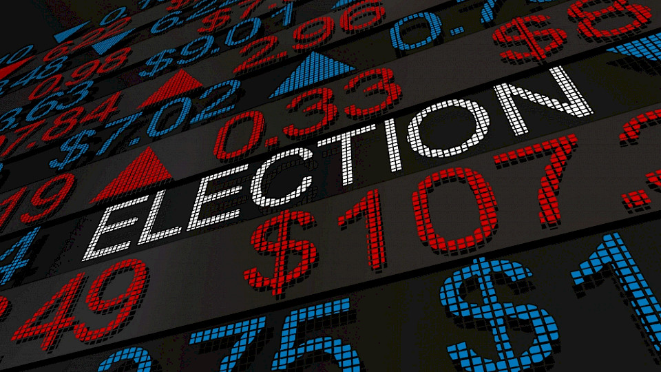 Die überraschenden Wahlausgänge haben 2024 die Märkte kalt gelassen (Foto iQoncept/Shutterstock)