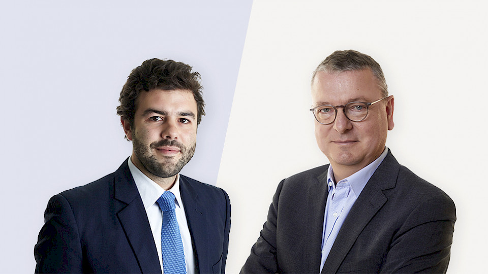 Philippe Lomné (links) und Emmanuel Petit, Manager des R-co Conviction Credit Euro