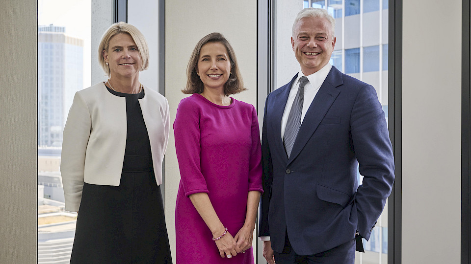 Meagen Burnett, Johanna Kyrklund, Richard Oldfield
Chief Financial Officer, Chief Investment Officer, Group Chief Executive, Schroders