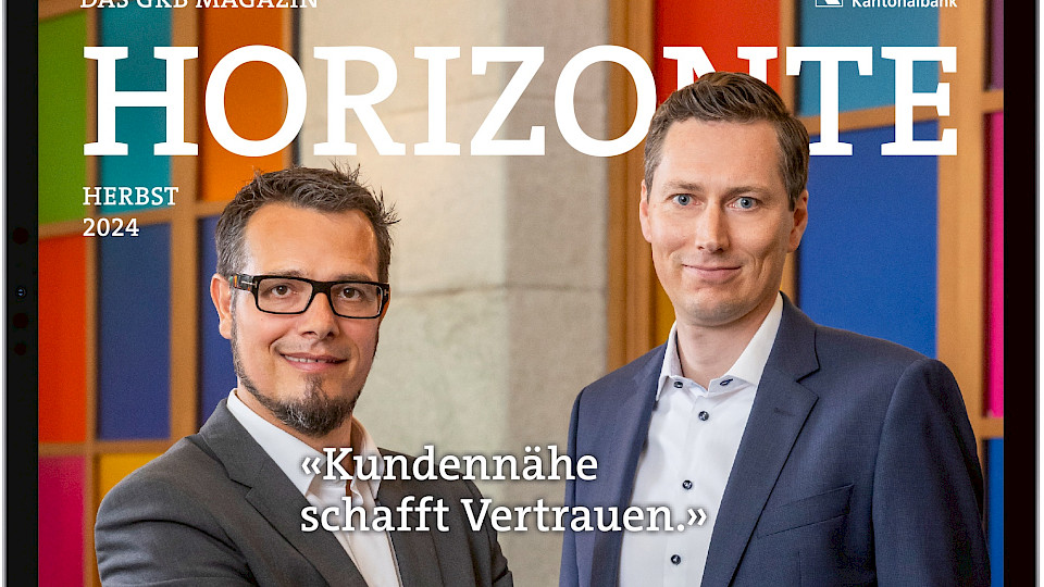 Im Gespräch klären Philipp Liesch, Leiter Private Banking, und Jon Fadri Pitsch, Leiter Institutionelle Kunden, welche Gemeinsamkeiten ihre Bereiche aufweisen.