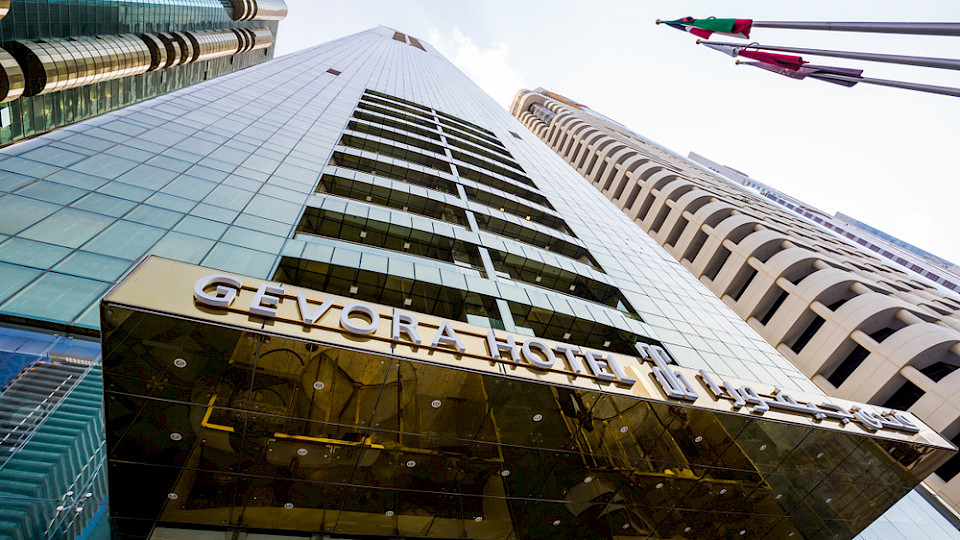 Gilt mit 356 Metern als das höchste Hotel der Welt: Gevora in Dubai. (Bild M101Studio/Shutterstock)