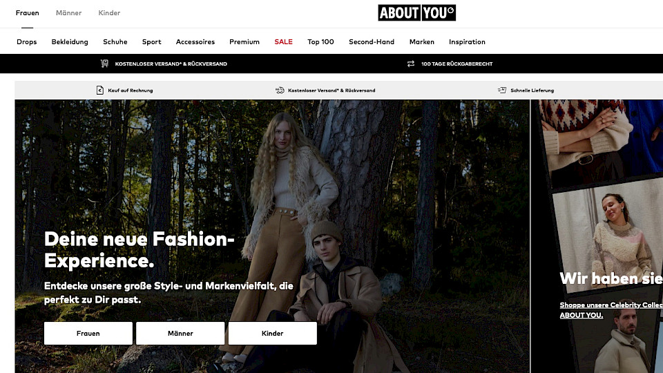 About You setzt unter anderem auf Influencer, es soll als eigene Marke bestehen bleiben.