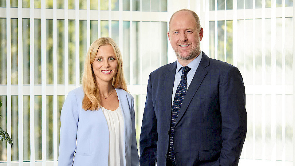 Katja Von Krannichfeldt und Stefan Schütz, Fondsmanager des Tareno Global Water Solutions Fund (Foto pd)