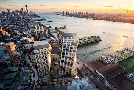 Design-Hotspot: Mit Blick auf den Hudson River setzt das Faena neue Akzente in Manhattan. (Bild: Accor)