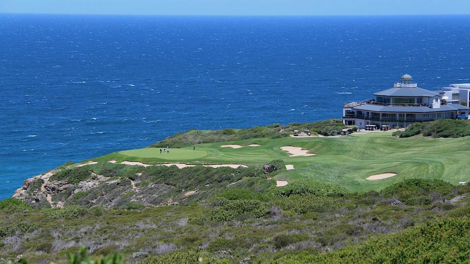 Pinnacle Point gilt als einer der spektakulärsten Golfplätze in Südafrika. (Bild Stefan Waldvogel)