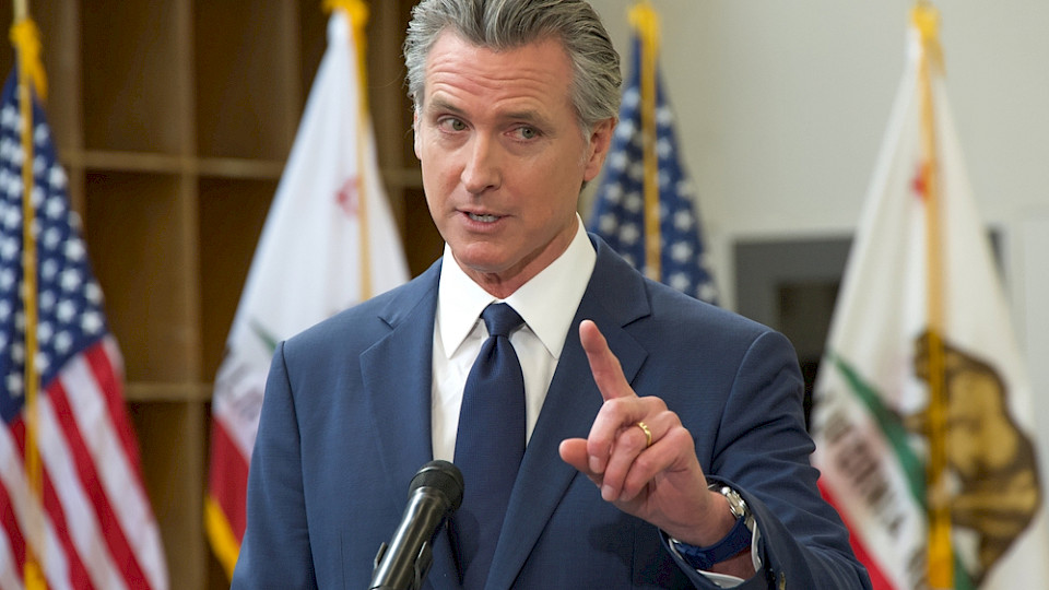 Der demokratische Gouverneur Gavin Newsom will gegen die Sonderzölle von Trump vor einem Bundesgericht in Kalifornien klagen. (Bild Sheila Fitzgerald/Shutterstock)