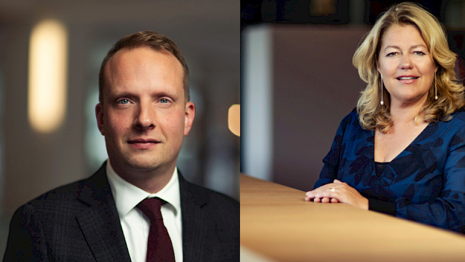Masja Zandbergen-Albers, Head of Sustainability Integration und Michiel van Esch, Head of Voting bei Robeco. (Bild pd)