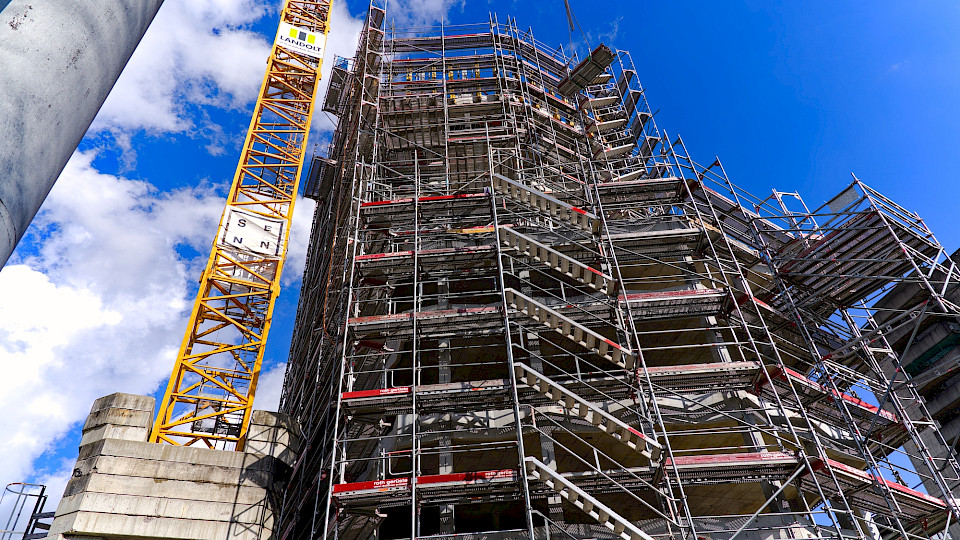 Vor allem der Wohnungsbau entwickelte sich besser als erwartet. (Bild Michaek Derrer Fuchs/Shutterstock)