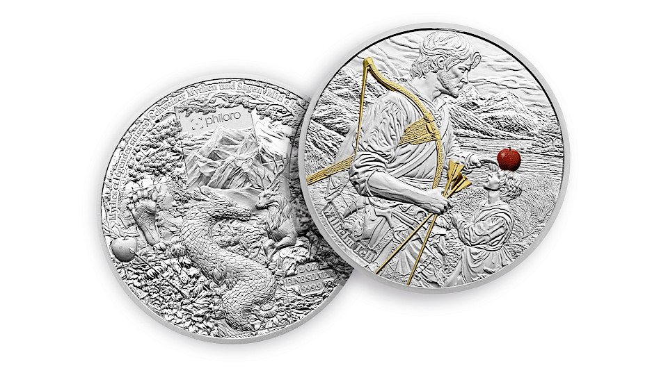«Wilhelm Tell» bildet den Startschuss zu einer neuen Silber-Edition zum Thema «Schweizer Mythen und Sagen». (Bild pd)