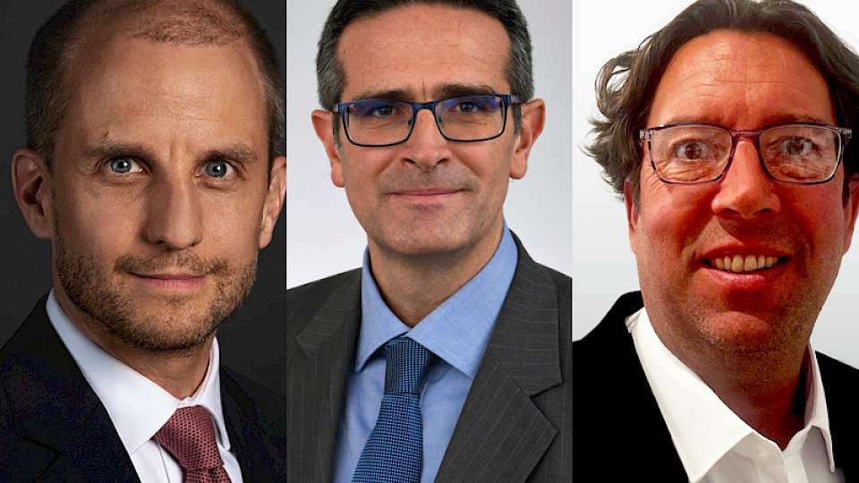 Von links: Reto Cueni, Gianluca Oderda und Grégory Diche. (Bilder pd)