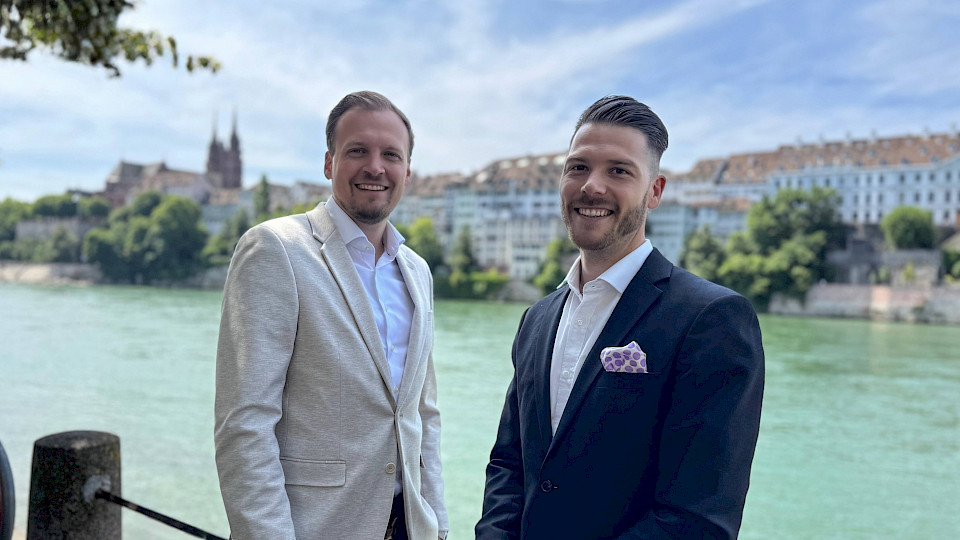 Carlo Hanslik (links) und Silas Spaar sind ab sofort verantwortlich für Richmond Events. (Bild pd)