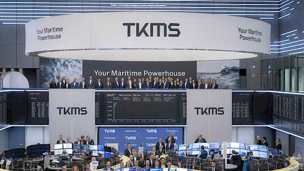 Starker TKMS-Börsenstart - Zeitweise wertvoller als Thyssen