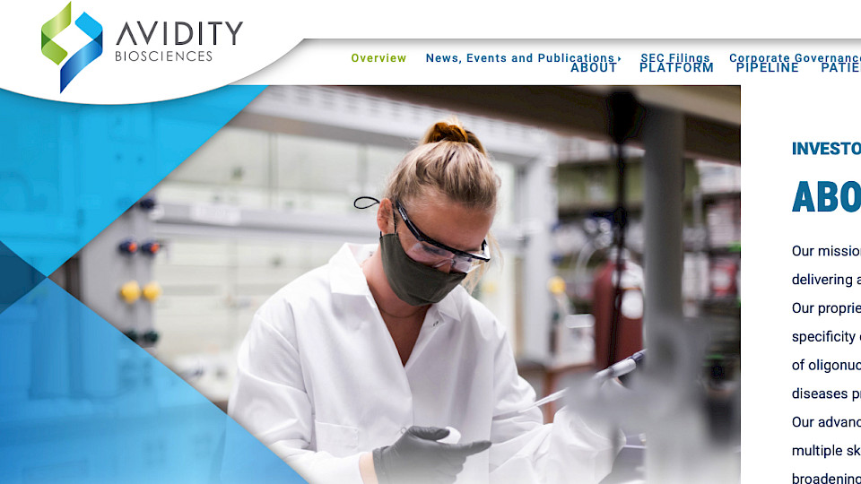 Novartis bietet für Avidity Biosciences einen Aufschlag von 46 Prozent. (Bild Screenshot)