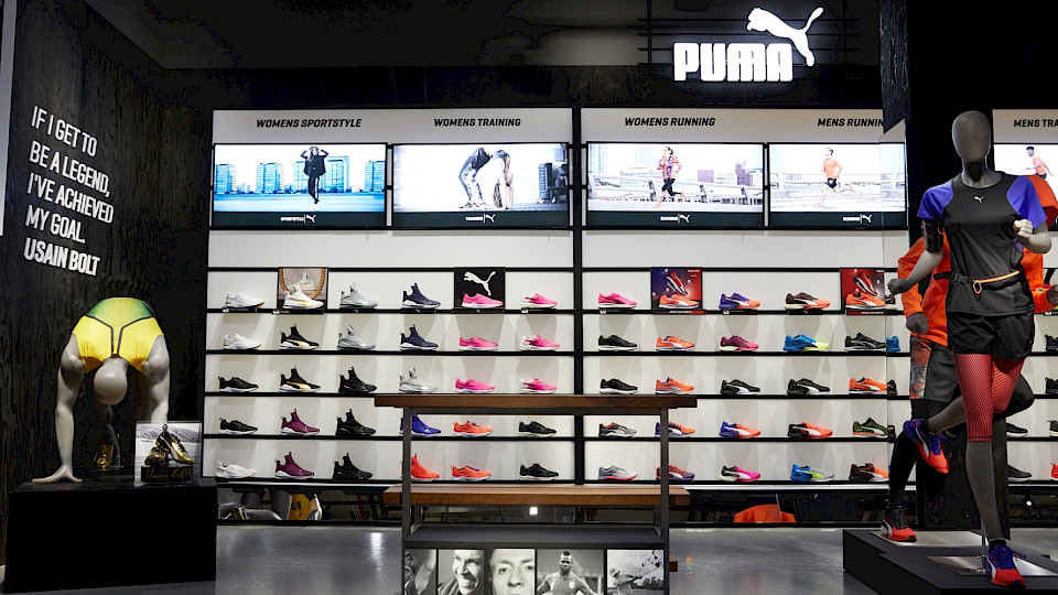 Puma kämpft mit tieferem Umsatz und höheren Kosten. (Bild Shutterstock)