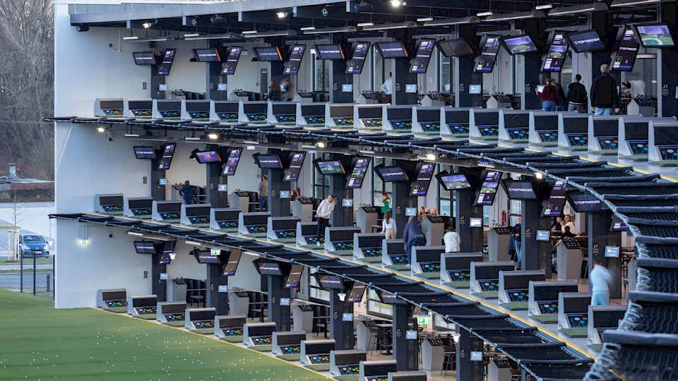 Die Topgolf-Anlage im Ruhrgebiet. (Bild Implenia)