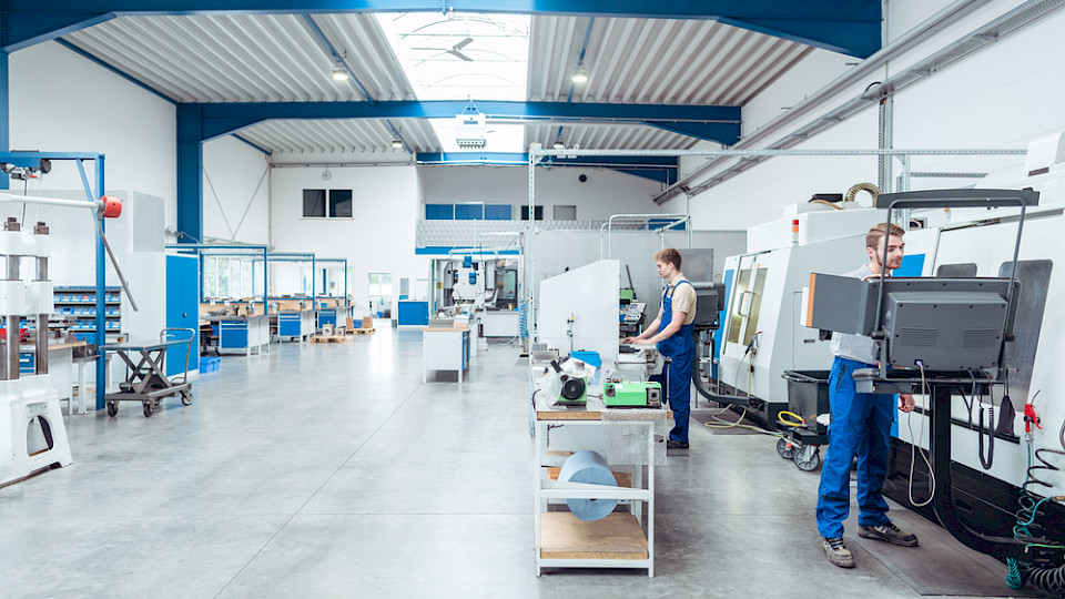 Der Einkaufsmanagerindex in der Industrie fiel um 1,2 auf 48,4 Punkte. (Bild Shutterstock)