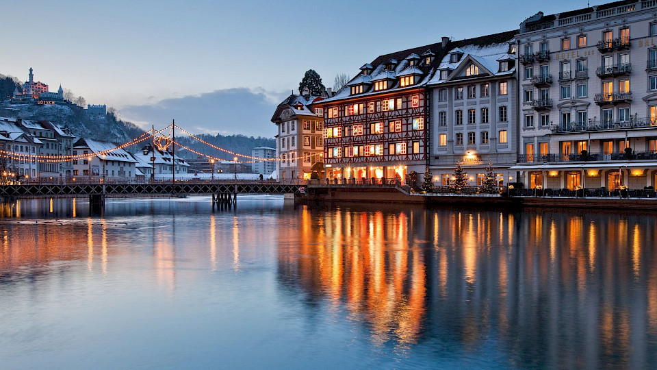 Die Touristenstadt Luzern ist auch im Winter attraktiv. (Bild pd)