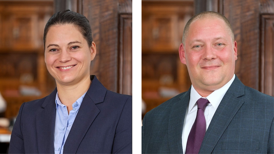 Zwei neue Köpfe ergänzen das Leitungsteam von Riedweg & Hrovat: Joséphine Molleyres und Alain Hollmann (Bild: RH)