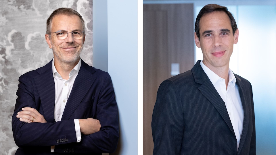 Alexandre Jaegle, Head of Business Development und GL-Mitglied (l.), Rémy Chupin, Head of Leveraged Loans (r.), SCOR IP (Bild: SCOR IP)