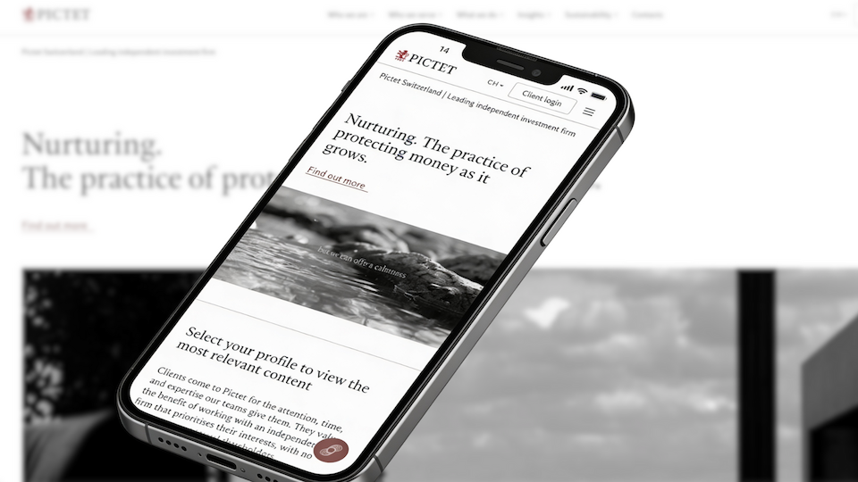 Pictet Asset Management liegt im Bereich Markenführung und Nachhaltigkeit weltweit in der Spitzengruppe (Bild: IT)